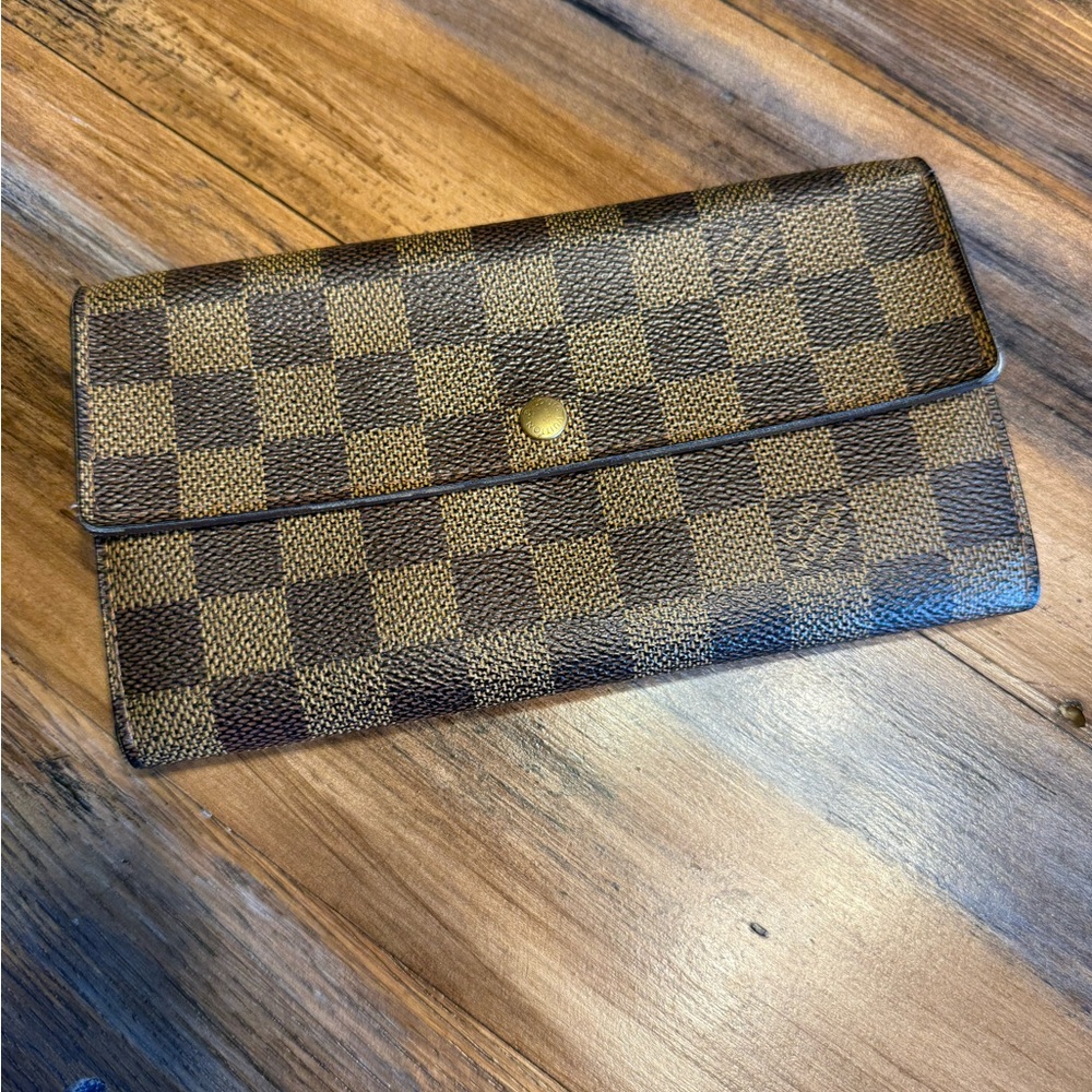 Sarah wallet damier ebene